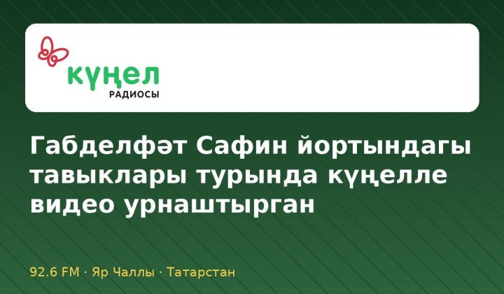 Габделфәт Сафин йортындагы тавыклары турында күңелле видео урнаштырган